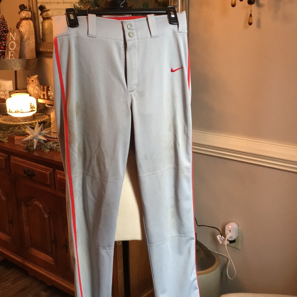 Nike Dri-Fit Swingman Baseball Pants Red